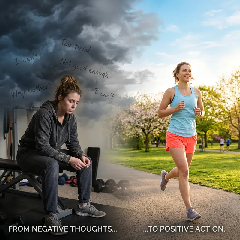 Positive Fitness Journey: Turn Negative Thoughts into Action
