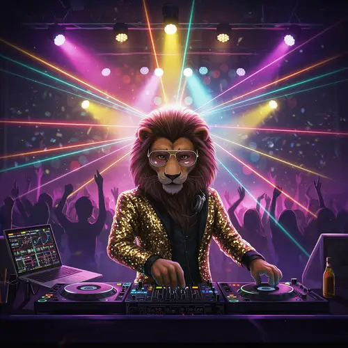 DJ Lion: The Anthropomorphic Party Animal