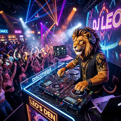 DJ Lion: The Anthropomorphic Party Animal