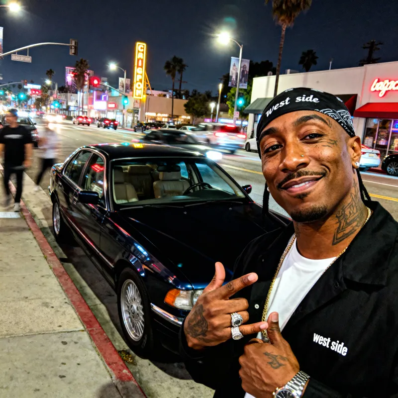 Casual iPhone Selfie in Los Angeles Casual iPhone Selfie in Los Angeles