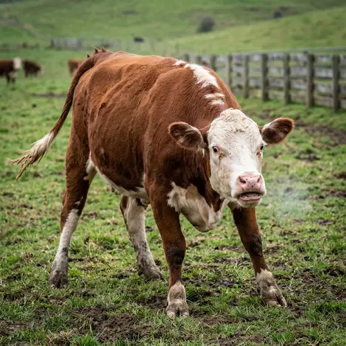 Angry Cow - Intense Emotions Captured in Art | Website Name