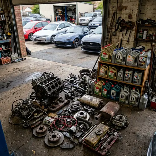 Quality Car Parts & Motor Oils - Auto Components Shop