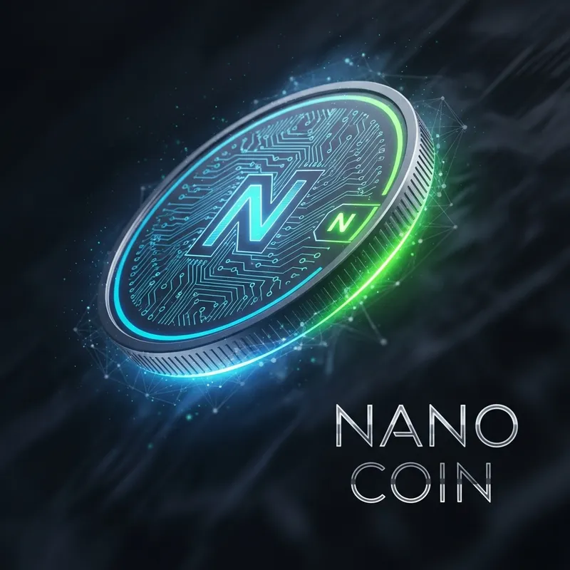 Nano Coin Logo Design: Mysterious & Cool