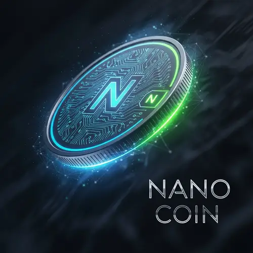 Nano Coin Logo Design: Mysterious & Cool