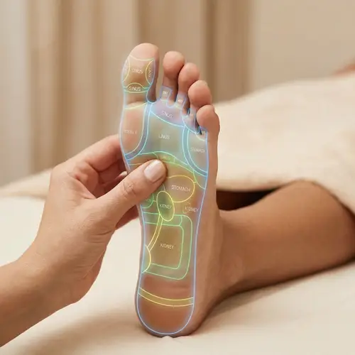 Illustrated Plantar Reflexology Guide for Holistic Healing