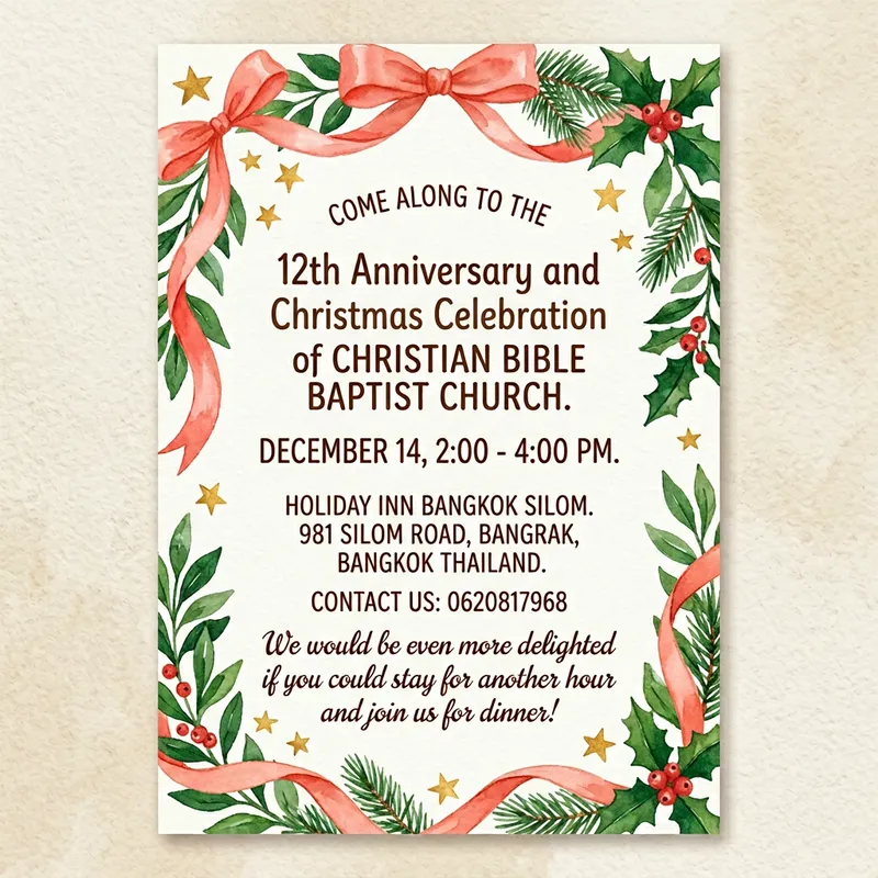 Celebrate 12 Years of Faith: Christmas at CBBC