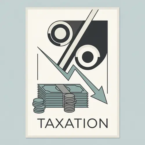 Minimalist Taxation Graphic Design