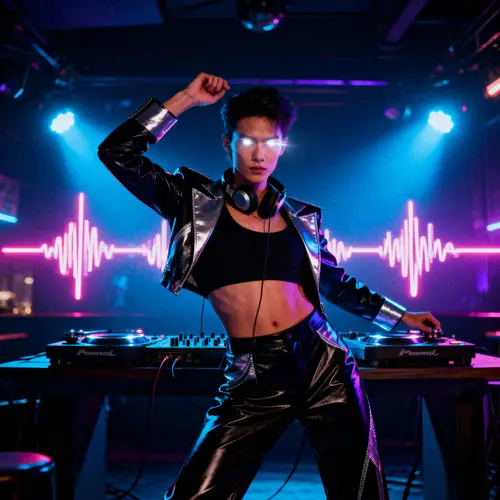 Dynamic DJ Portraits: Capture Your Unique Identity