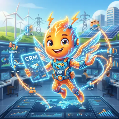 Energetic CRM Mascot Design Services