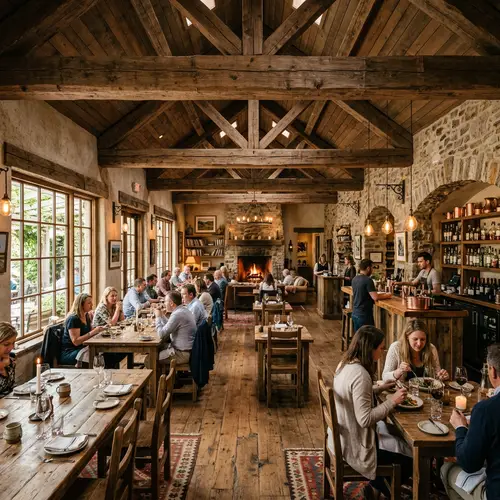 Beautiful Rustic Restaurant Interior Design