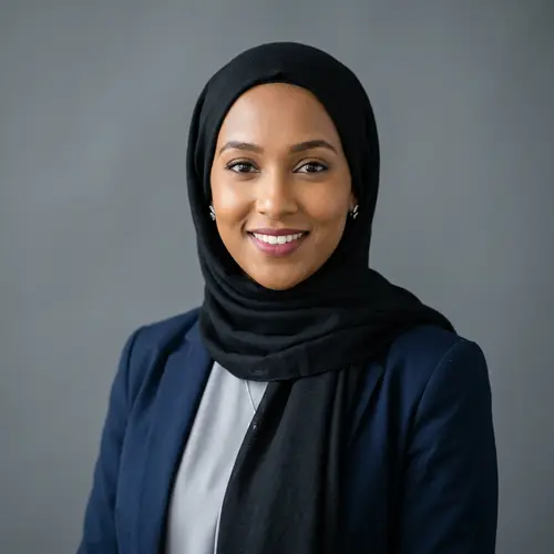 Professional Image of Muslim Girl in Hijab