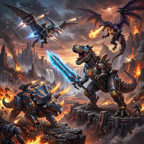 Mecha Dinosaur - Empowering Your Online Presence