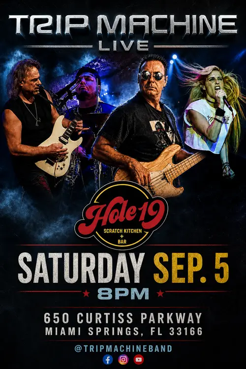 Trip Machine Live at Hole 19 | Sep 5 | Miami Springs