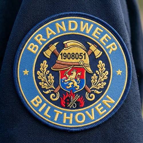 Brandweer Bilthoven Firefighting Station - Round Patch