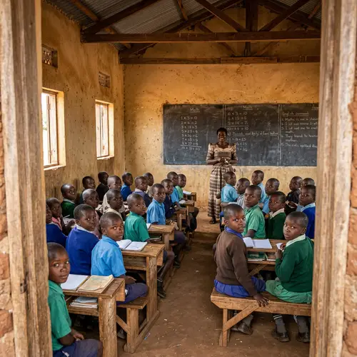 Engaging Black African School Children in Rural Classroom