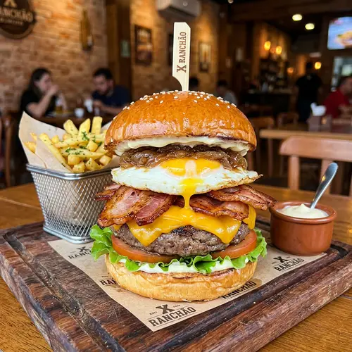 X Ranchão Burger - Delicious Brioche & Toppings