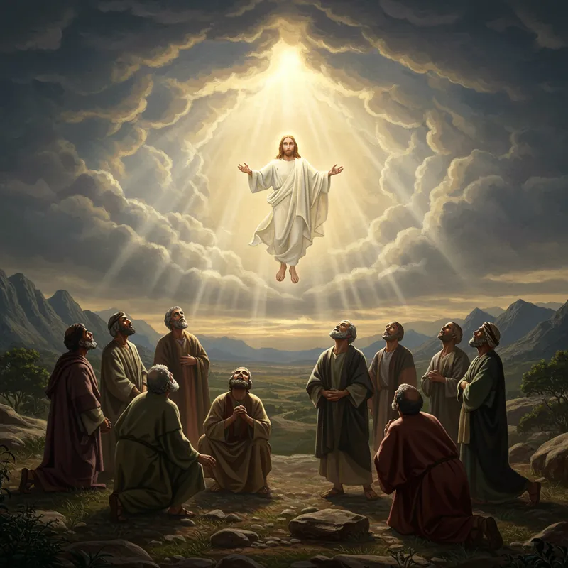 Realistic Ascension of Jesus to Heaven