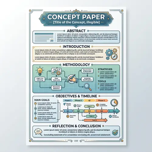 Concept Paper Layout Design: Abstract, Introduction, Methodology