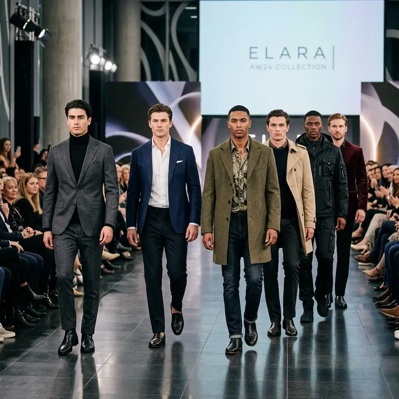 Elegant and Modern Men's Fashion Collection