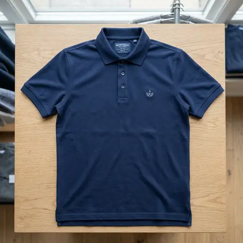 Men's Polo Shirt - Stylish Short Sleeve Design