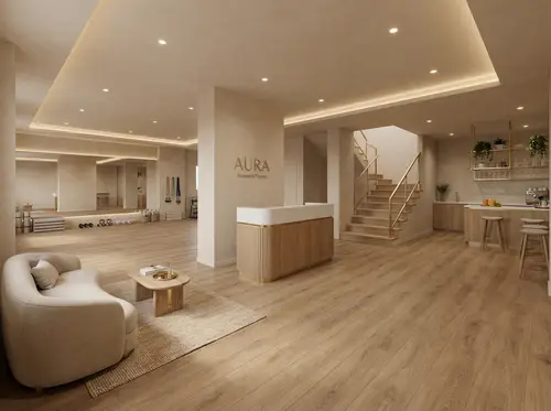 AURA Women’s Fitness Interior Redesign