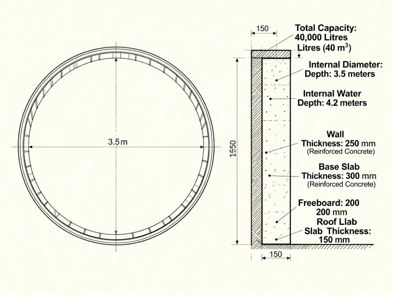 Reinforced Concrete Tank Design Specifications