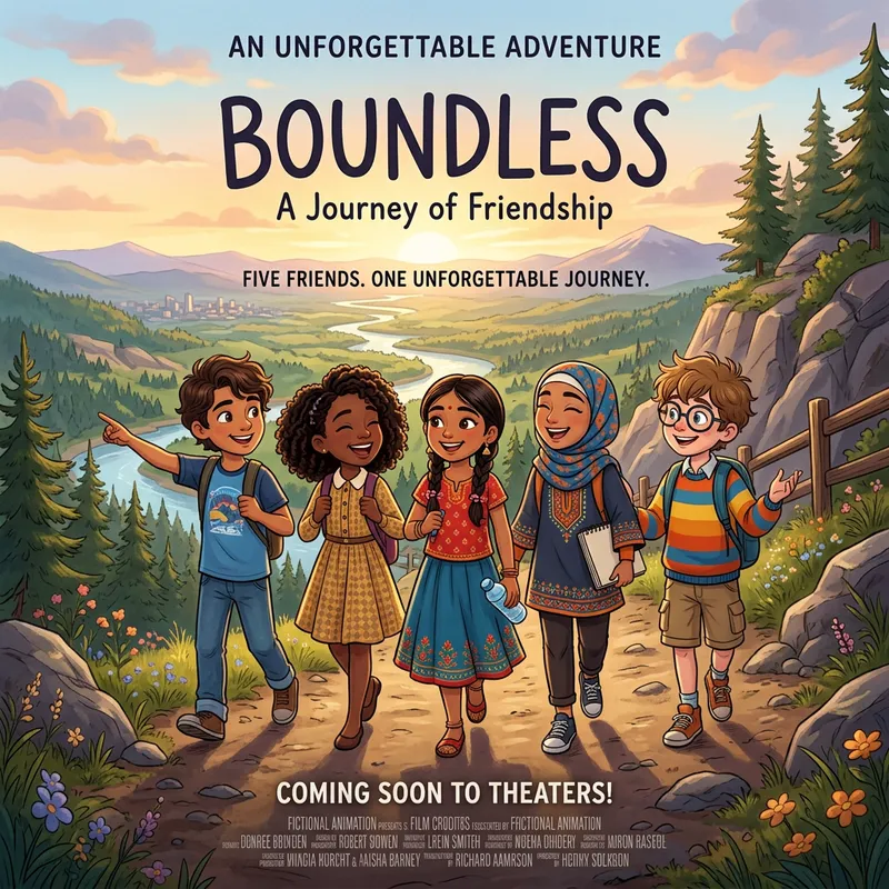 Disney Pixar Adventure Poster: Bonding & Friendship