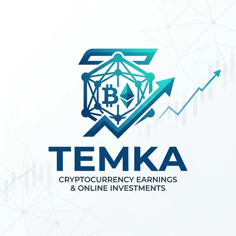 TEMKA Logo Design for Cryptocurrency Earnings TEMKA Logo Design for Cryptocurrency Earnings