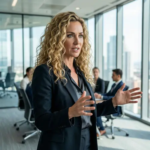 Confident Business Woman: Power & Dominance