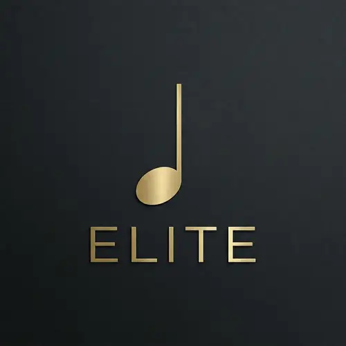 Elegant Crotchet Symbol Logo Design | ELITE Brand