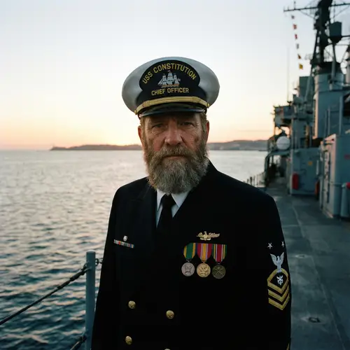 Navy Sailor Portrait: Up Close and Personal