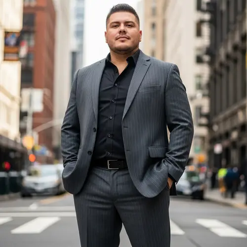 Stylish Chicano in Chic Pant Suit