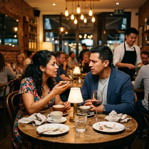 Escena de Cortometraje: Discusión en Bistró Mestizo