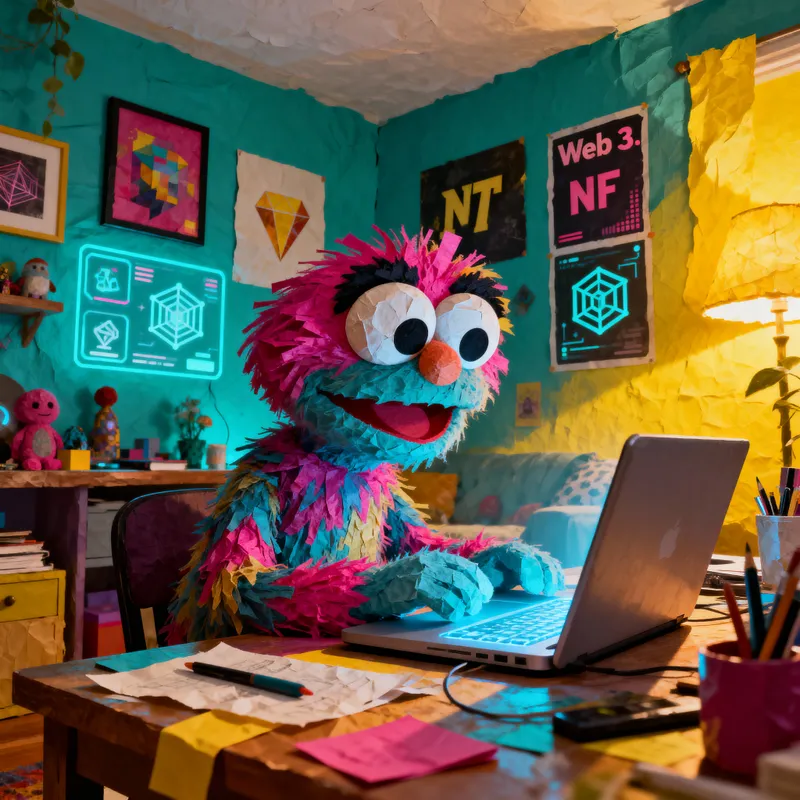 Whimsical Muppet Art: Digital Creativity Unleashed