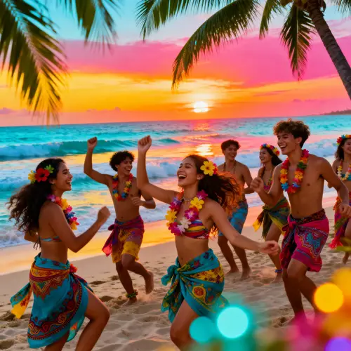 Goa Beach Party at Sunset: A Colorful Celebration