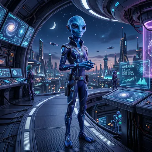 Blue Alien: The Fascinating Extraterrestrial Being