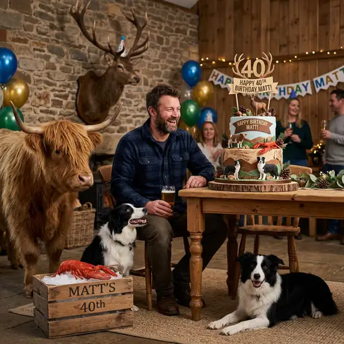 40th Birthday Cake for a Unique Celebration
