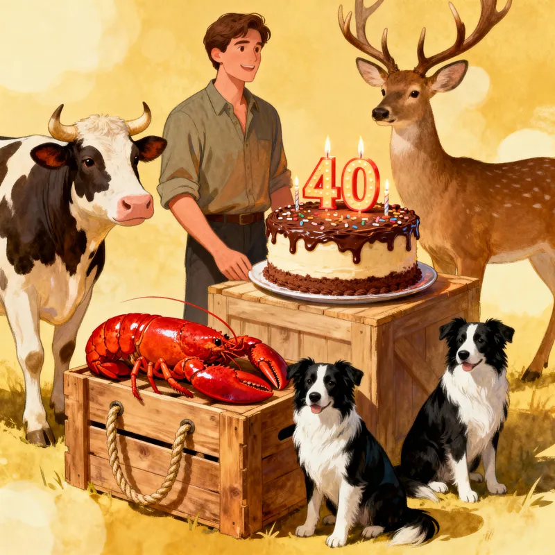 40th Birthday Cake for a Unique Celebration