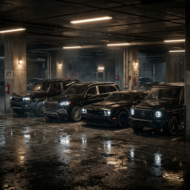 Cinematic Night-Time Luxury Car Wallpaper Cinematic Night-Time Luxury Car Wallpaper