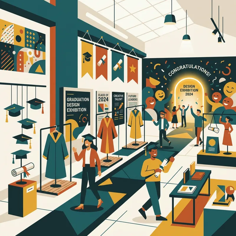 Modern Artistic Graduation Design Exhibition