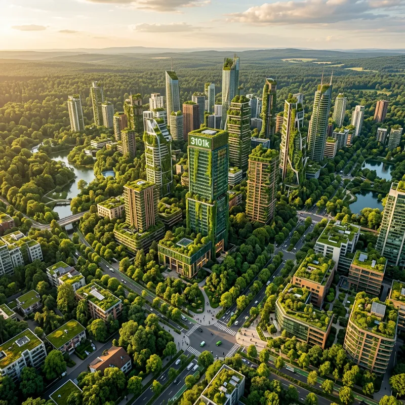 Forest City 3101k: Coexistence of Urban Development and Nature