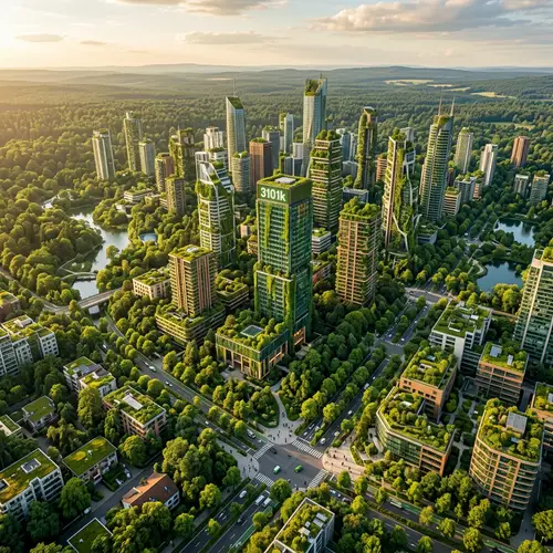 Forest City 3101k: Urban Development in Harmony with Nature