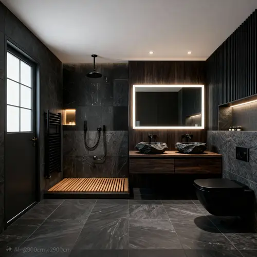 Modern Moody Bathroom Design Ideas