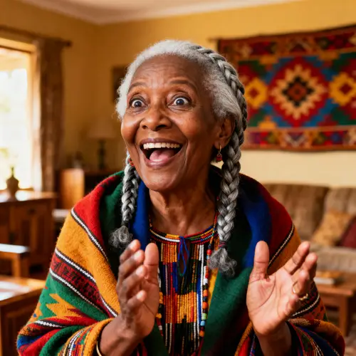 Gogo's Joyful Reaction to a Correct Answer