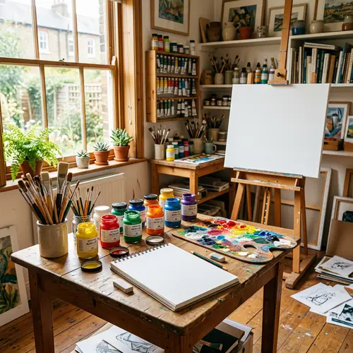 Vibrant Art Supplies for Creative Inspiration