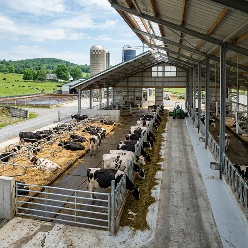 Cow Shelter Farm Design Ideas