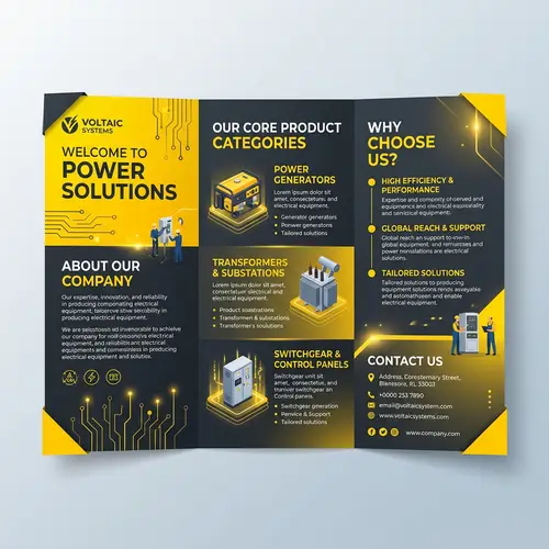 Electrical & Power Equipment Manufacturer Brochure