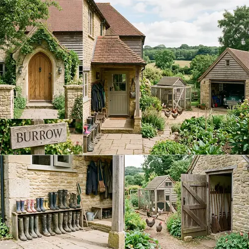 The Burrow: Charming Family Home with Quirky Outbuildings