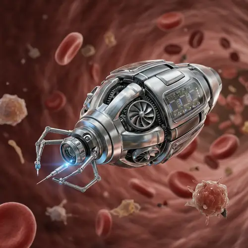 Nanobot: Tiny Marvel Machine with Intricate Details