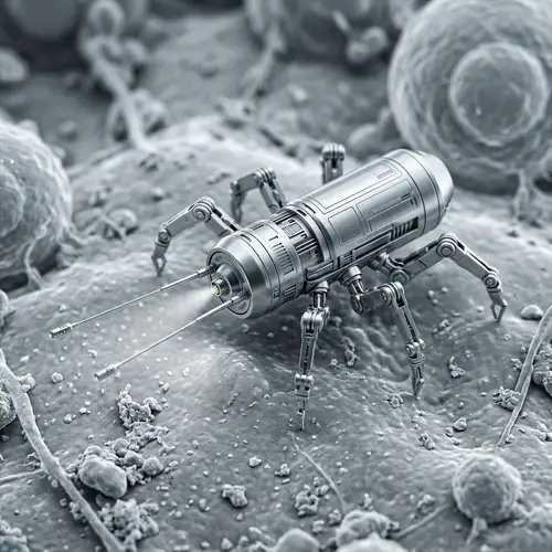 Fascinating Nanobot: Advanced Microscopic Technology